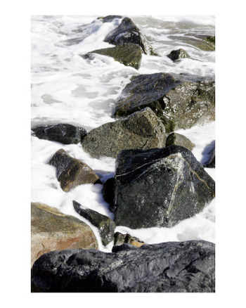 Waves Over Rocks at the Ocean Shore 7