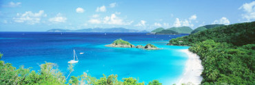 Ocean, Beach, Water, Trunk Bay, St. John, Virgin Islands, West Indies