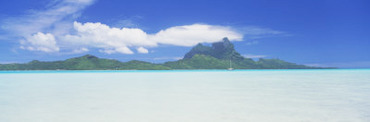 Boat in the Ocean, Bora Bora, French Polynesia