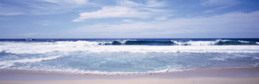 Waves Crashing on the Beach, Big Sur Coast, Pacific Ocean, California, USA