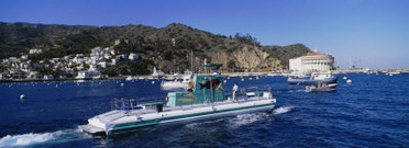 Boats in the Ocean, Santa Catalina Island, California, USA