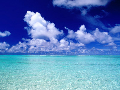 Clouds Over Ocean, Cook Islands