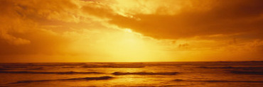 Ocean at Dusk, Pacific Ocean, California, USA