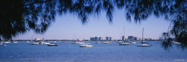 Boats in an Ocean, Sarasota, Florida, USA