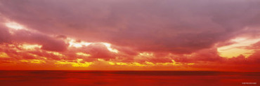 Pacific Ocean Overcast by Storm Clouds