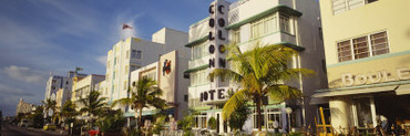 Facade of a Hotel, Art Deco Hotel, Ocean Drive, Miami Beach, Florida, USA