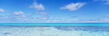 Clouds over the Pacific Ocean, Rangiroa, French Polynesia