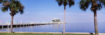 Pier Stretching Into the Ocean, St. Petersburg, Florida, USA