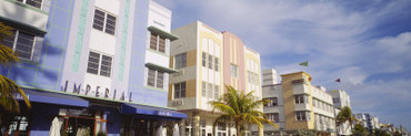 Facade of a Hotel, Art Deco Hotel, Ocean Drive, Miami Beach, Florida, USA