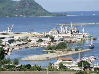 Fishing Port, Victoria, Northeast Coast, Island of Mahe, Seychelles, Indian Ocean, Africa