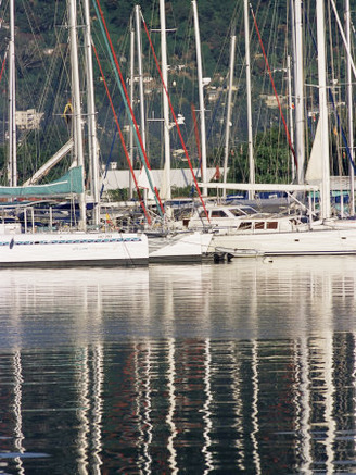 Pleasure Boat Harbour, Victoria, North East Coast, Island of Mahe, Seychelles, Indian Ocean, Africa