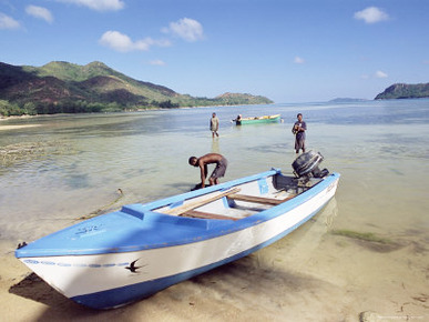 Grand Anse, South Coast, Island of Praslin, Seychelles, Indian Ocean, Africa