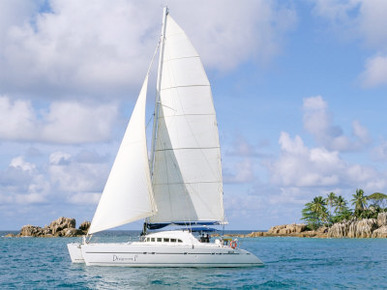 Catamaran, Island of Praslin, Seychelles, Indian Ocean, Africa