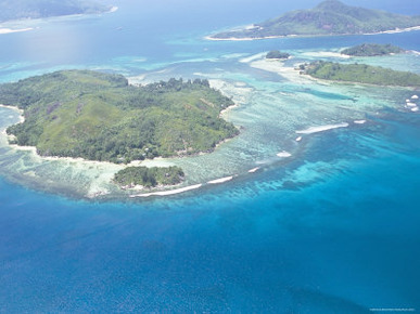 Ile Au Cerf and Ile Sainte Anne, Northeast Coast, Island of Mahe, Seychelles, Indian Ocean, Africa