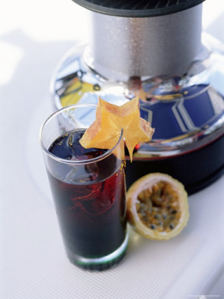 Drink in a Glass, on Board a Catamaran, Island of Praslin, Seychelles, Indian Ocean, Africa