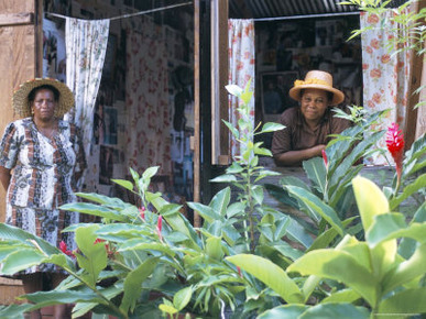 Traditional Creole House, Island of Mahe, Seychelles, Indian Ocean, Africa