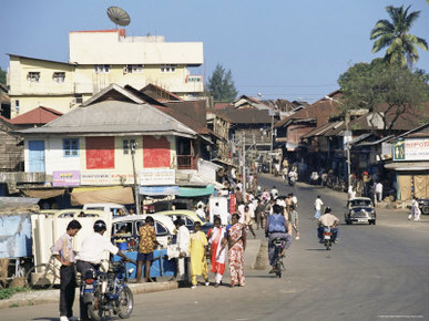 Street Scene, Port Blair, Andaman Islands, Indian Ocean, India