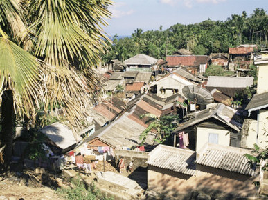 Haddo Village by the Harbour for Port Blair, Andaman Islands, Indian Ocean, India