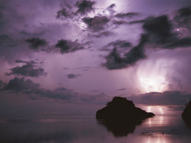 Lightning and Thunderstorm Over Sulu-Sulawesi Seas, Indo-Pacific Ocean