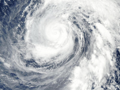 Typhoon Phanfone North of Mariana Islands, Pacific Ocean